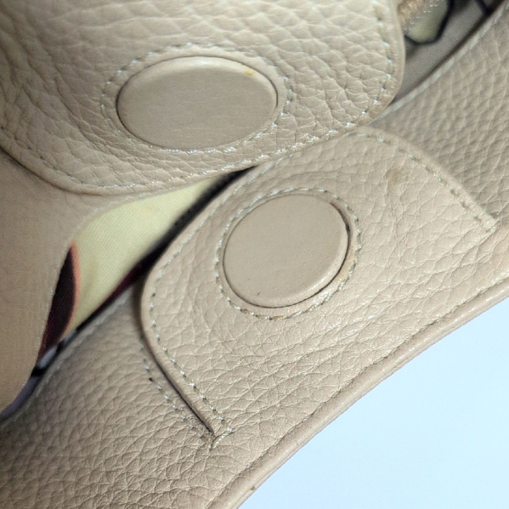 Brighton Melania Leather Cream and Yellow Shoulder Bag - Picture 12 of 14